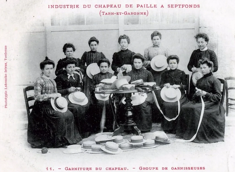 La tresse de paille de Caussade à Septfonds ou l&rsquo;histoire d&rsquo;une tradition chapelière