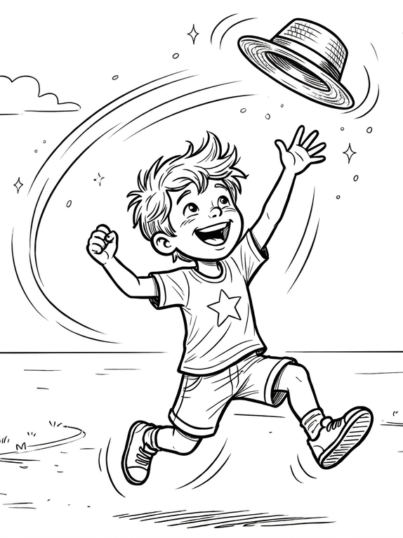 bannière blog de chapeau enfant