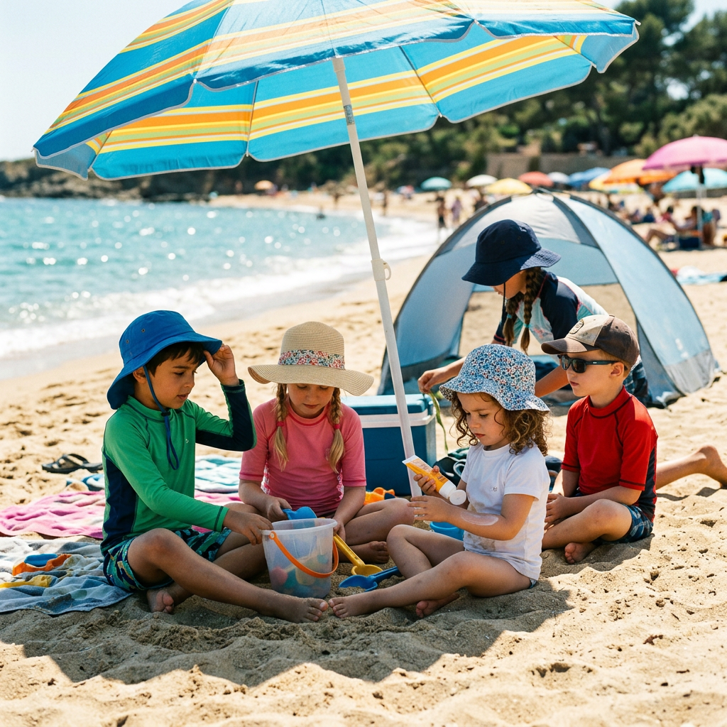 Fortes chaleurs et soleil : des gestes qui protégent bébés et enfants